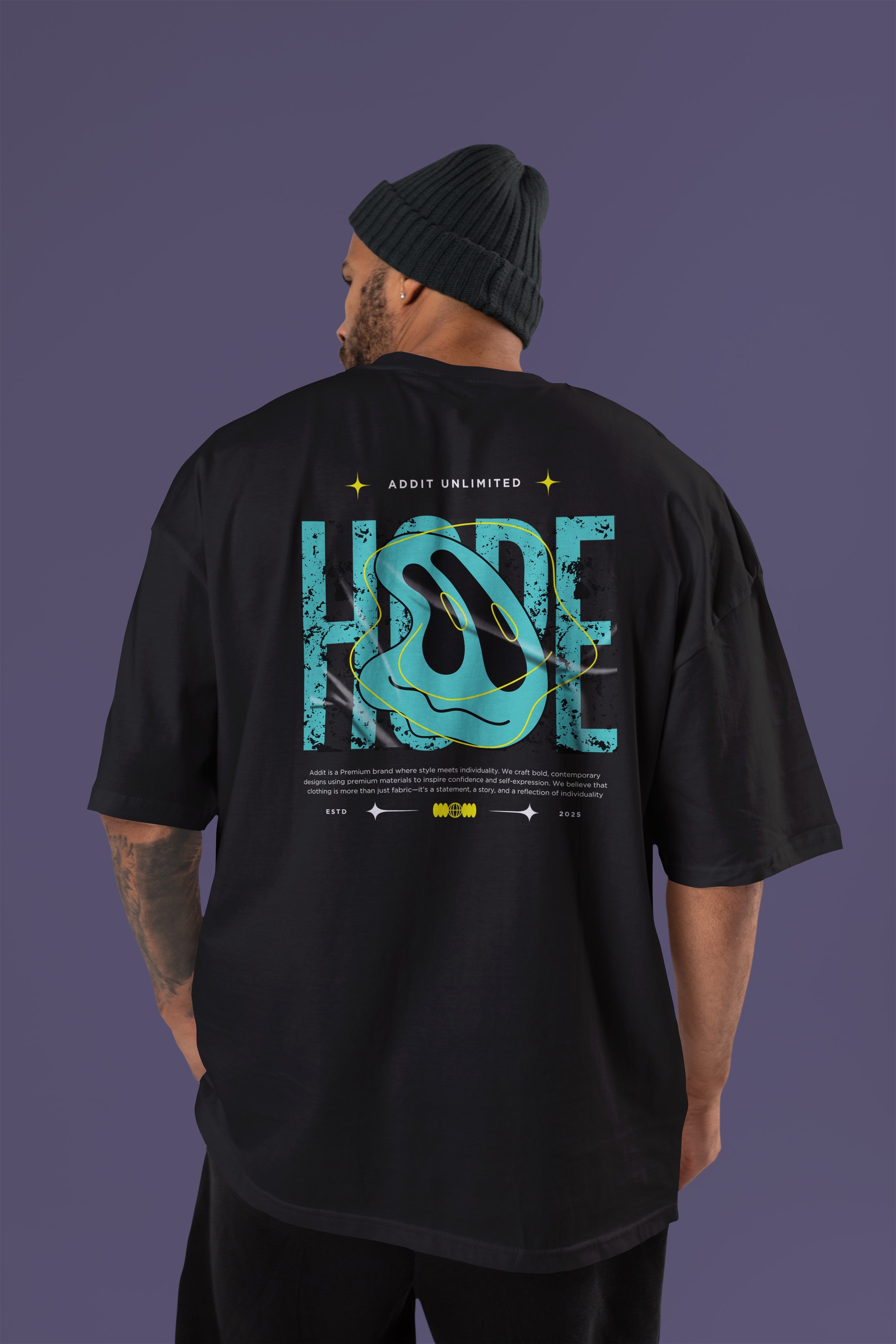 HOPE Premium Oversize Tshirt (Black)