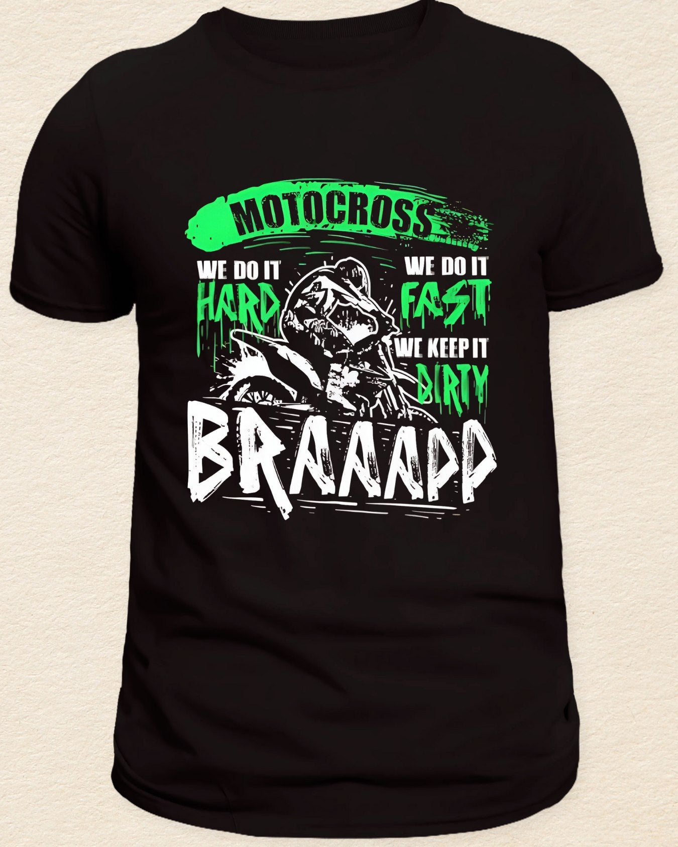 WE DO IT HARD DO IT FAST KEEP IT DIRTY Regular-fit cotton T-Shirt