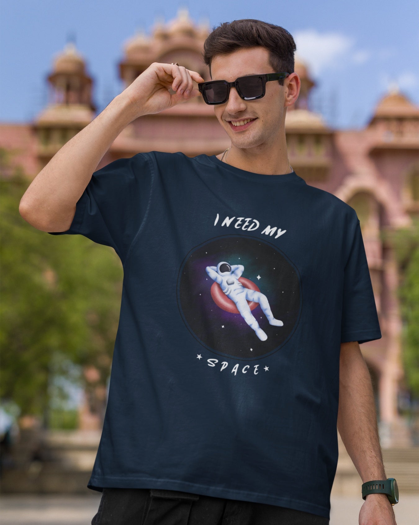 I NEED MY SPACE Unisex Oversized Classic T-Shirt