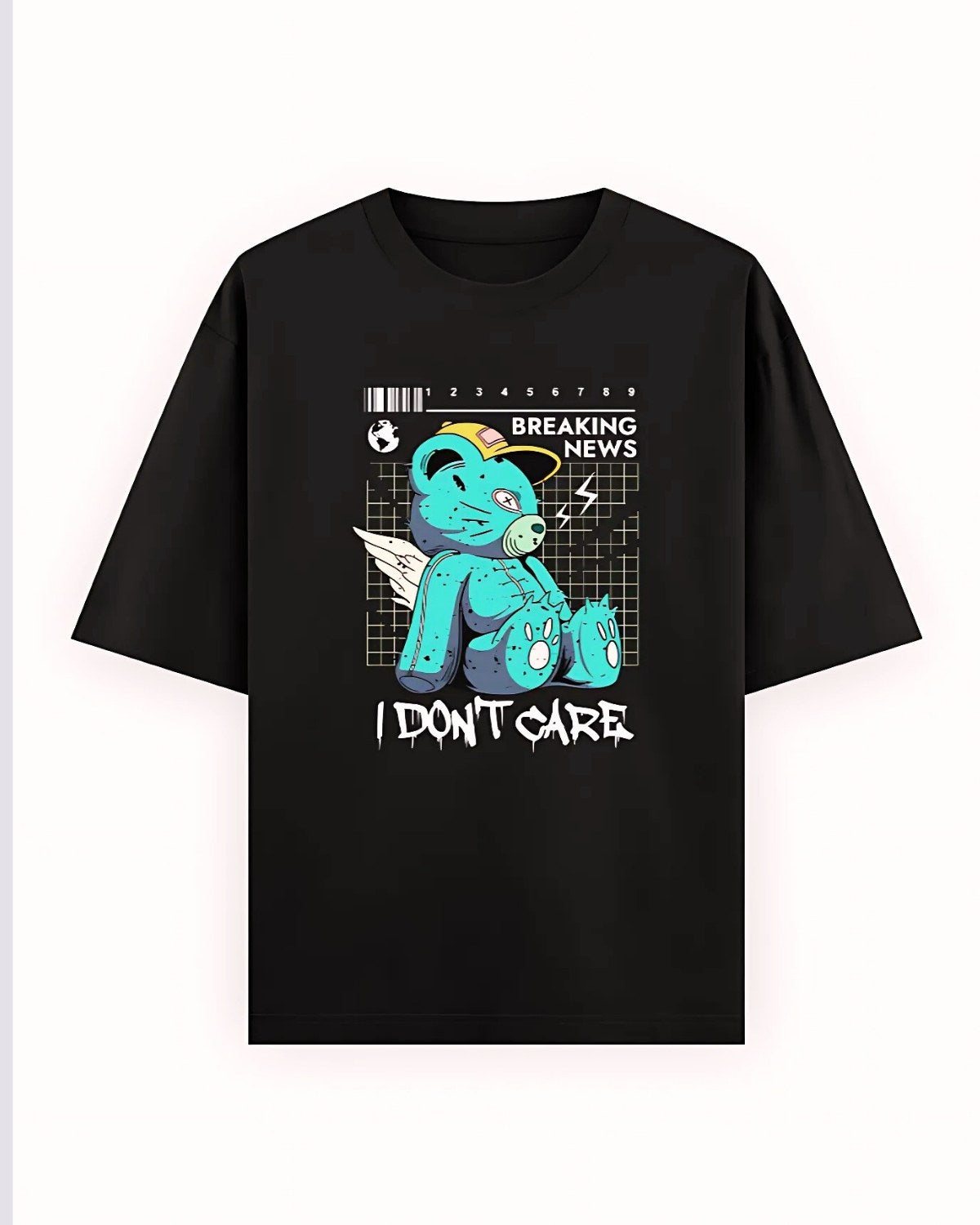 BREAKING NEWS I DON'T CARE Oversized Classic T-Shirt