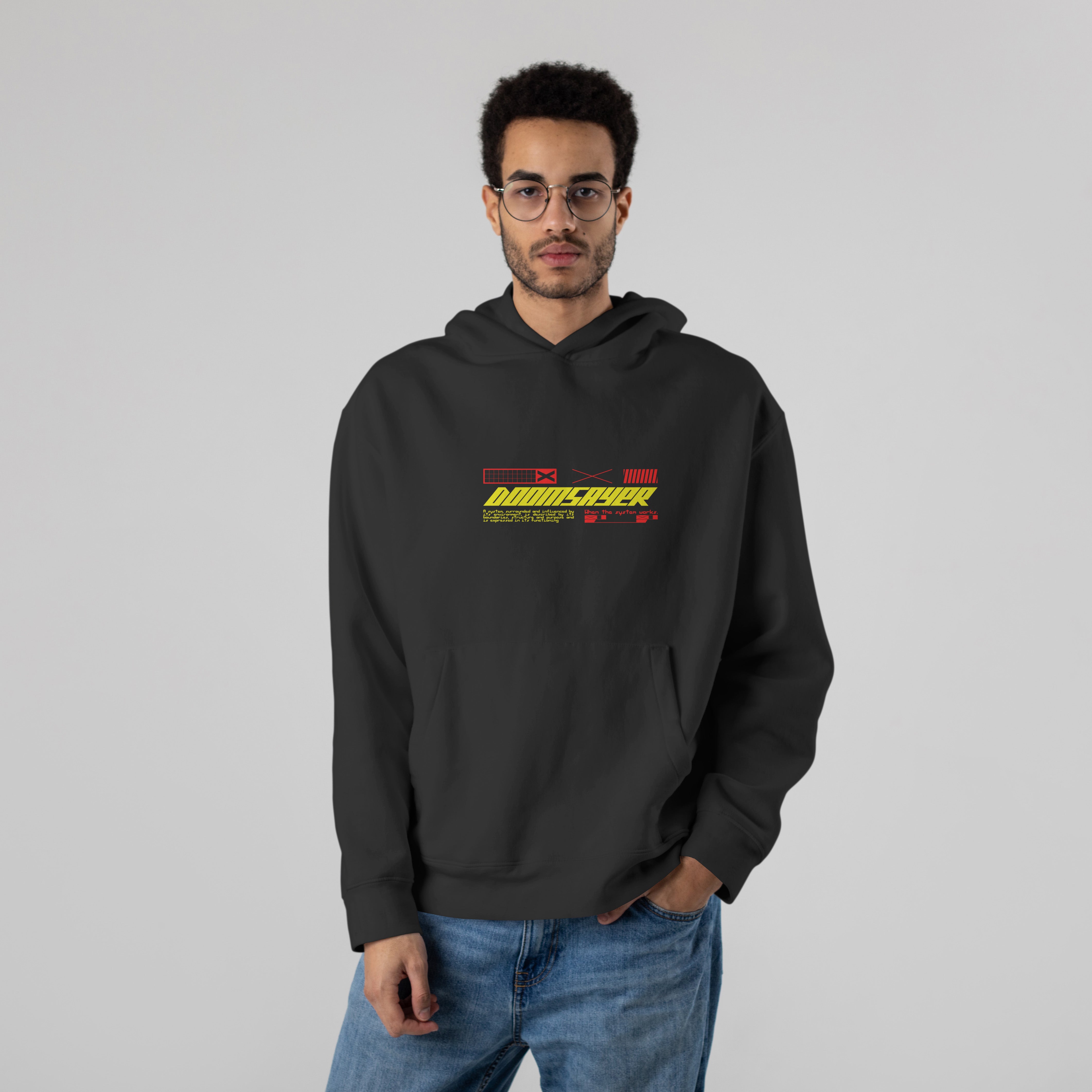 DOOMSAYER Premium Oversized Hoodie (Black)