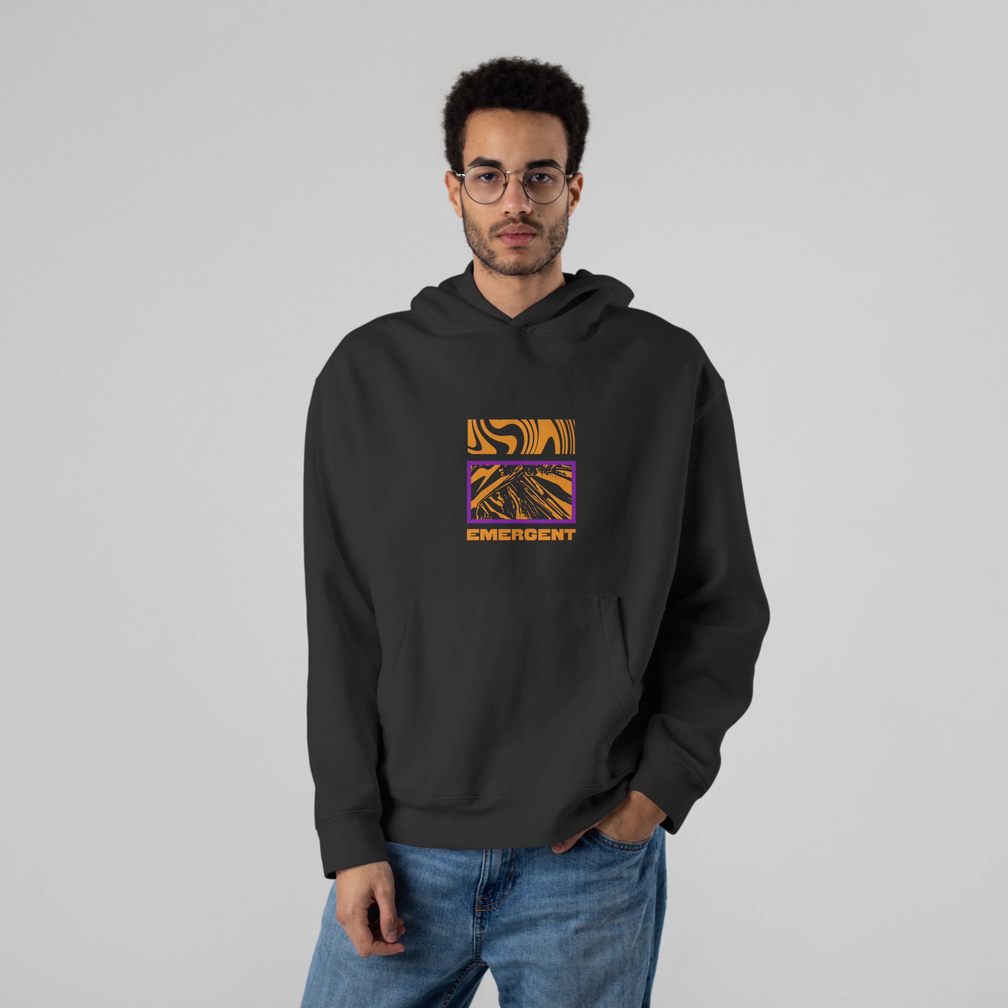 EMERGENT Premium Oversized Hoodie (Black)