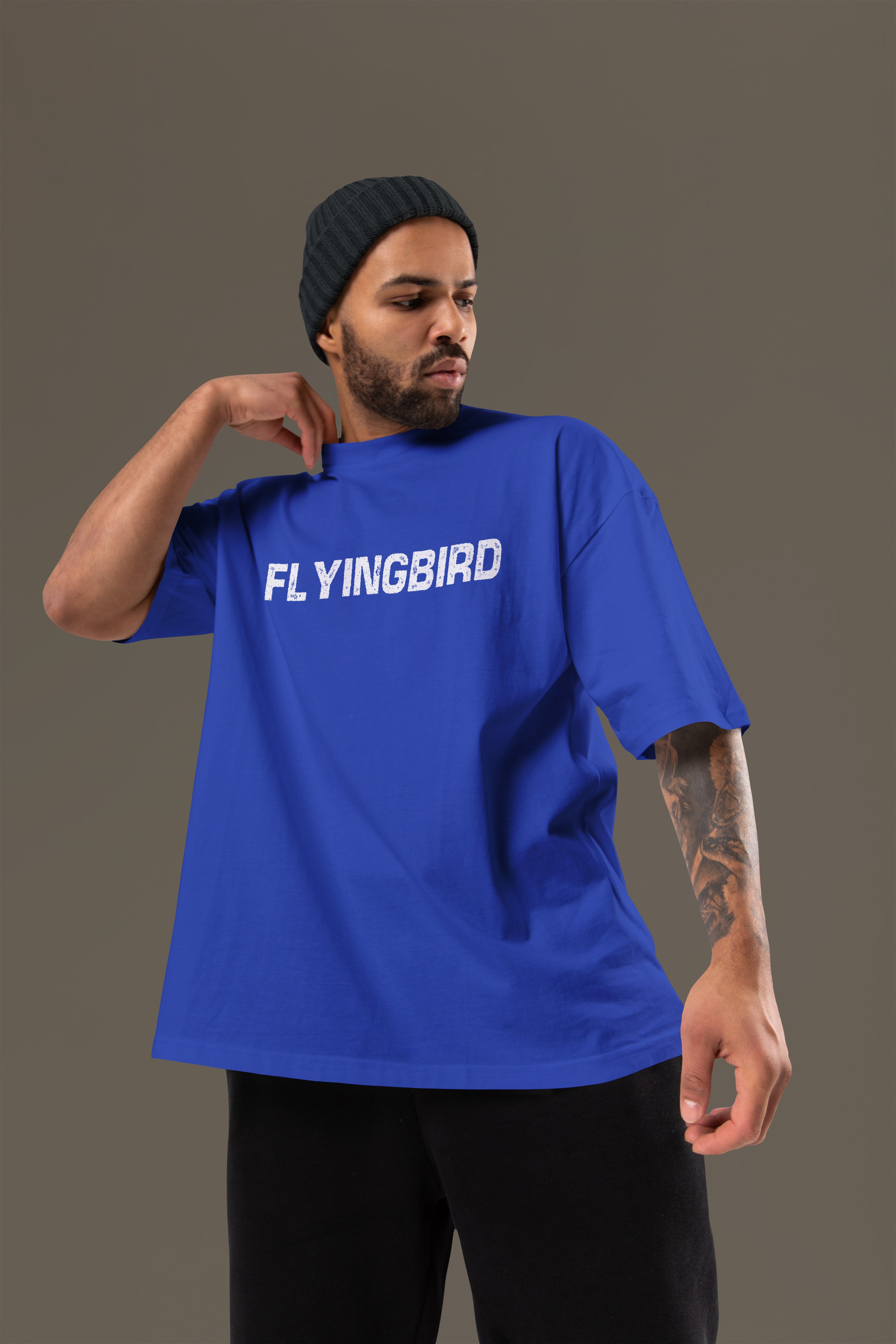 GOOD VIBES Premium Oversize Tshirt (Royal Blue)