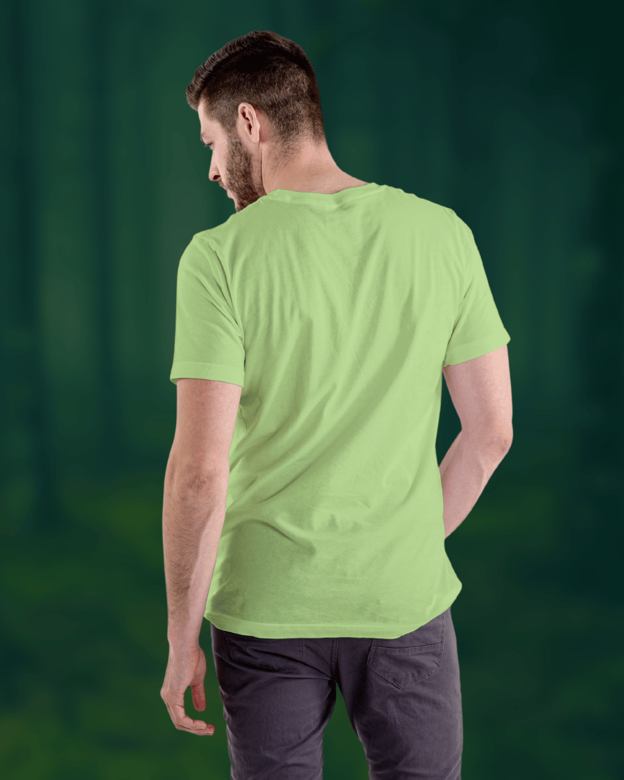 UNISEX PURE COTTON Regular Fit Classic Crew T-Shirt (Jade)